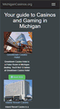 Mobile Screenshot of michigancasinos.org